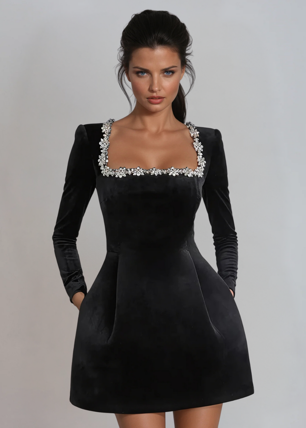 Valentina Velvet Mini Dress