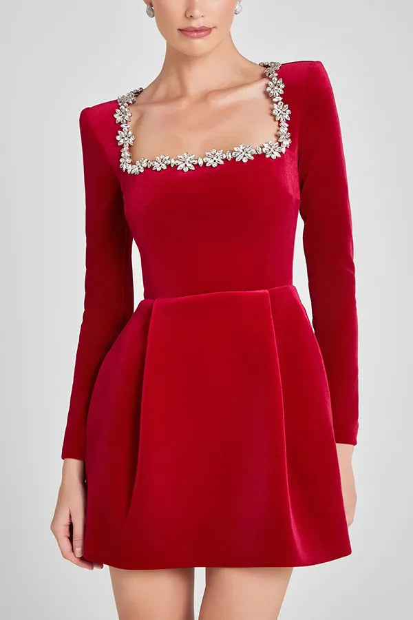 Valentina Velvet Mini Dress